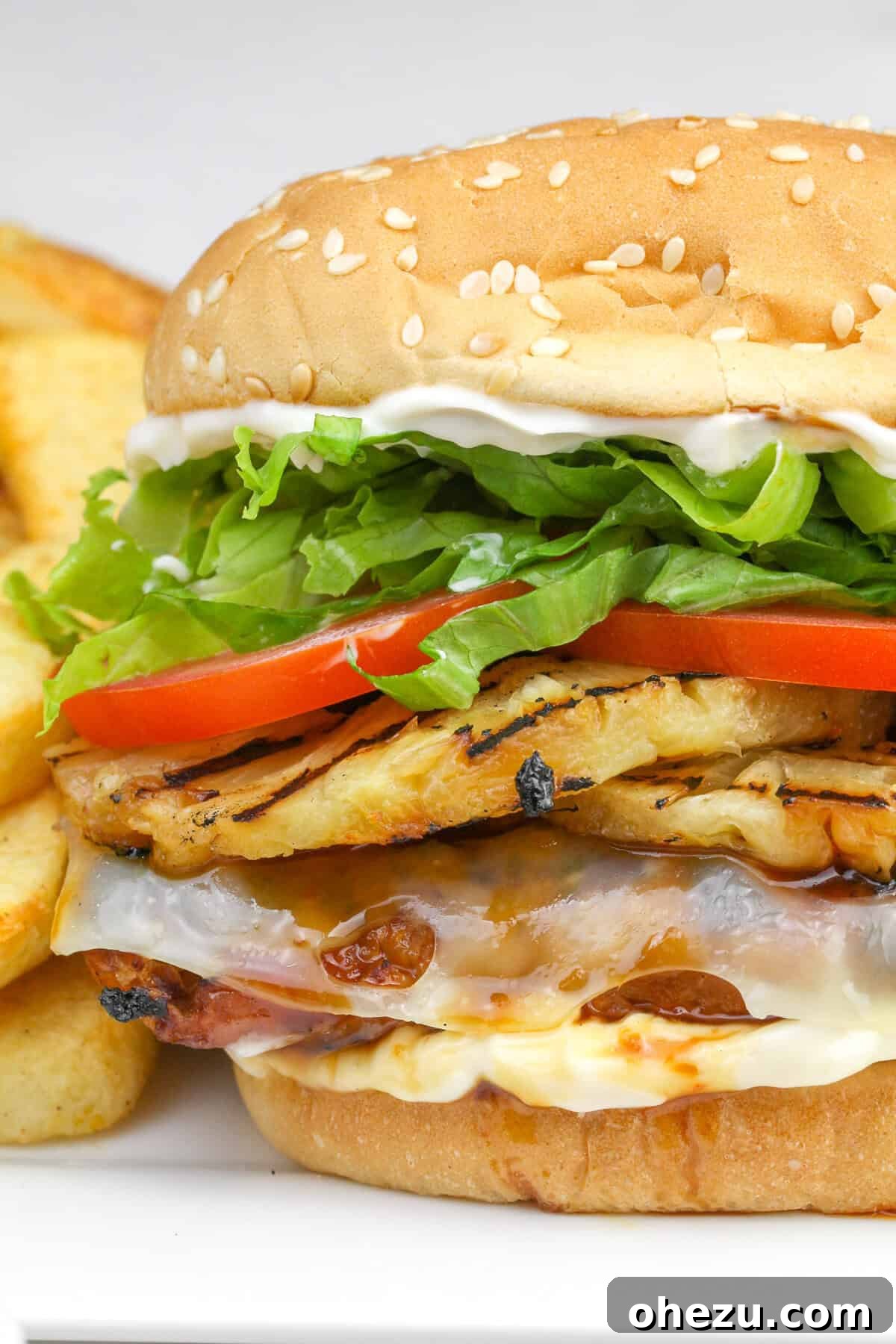 Teriyaki Chicken Sandwich Red Robin Copycat Recipe - Hero Shot