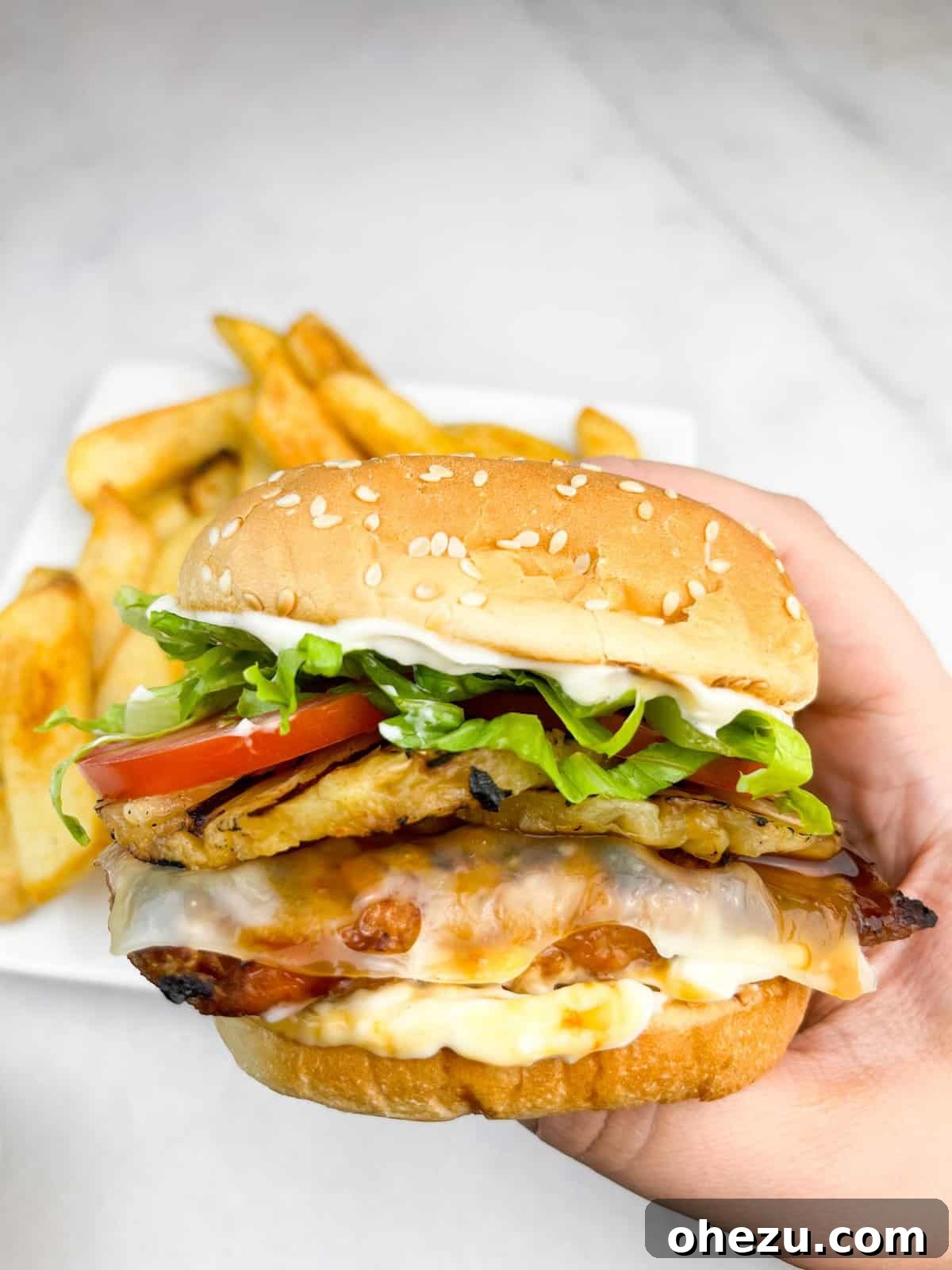 Restaurant-Quality Teriyaki Chicken Sandwich 3 Teriyaki Chicken Sandwich with Grilled Pineapple