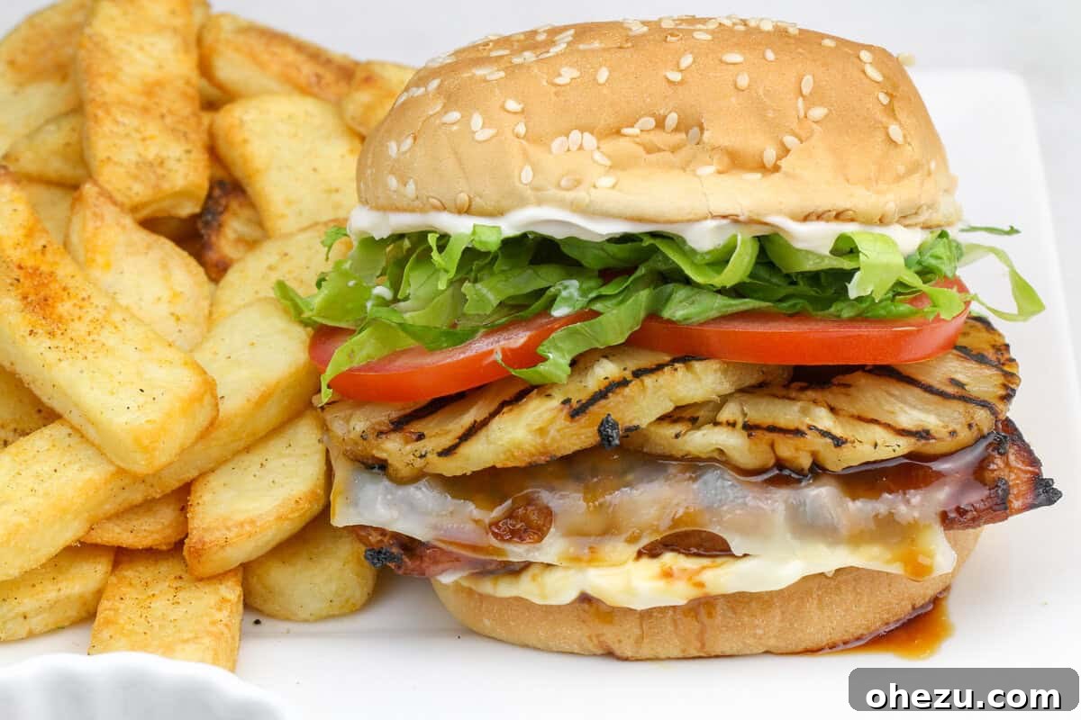 Restaurant-Quality Teriyaki Chicken Sandwich 4 Close-up of Assembled Teriyaki Chicken Sandwich