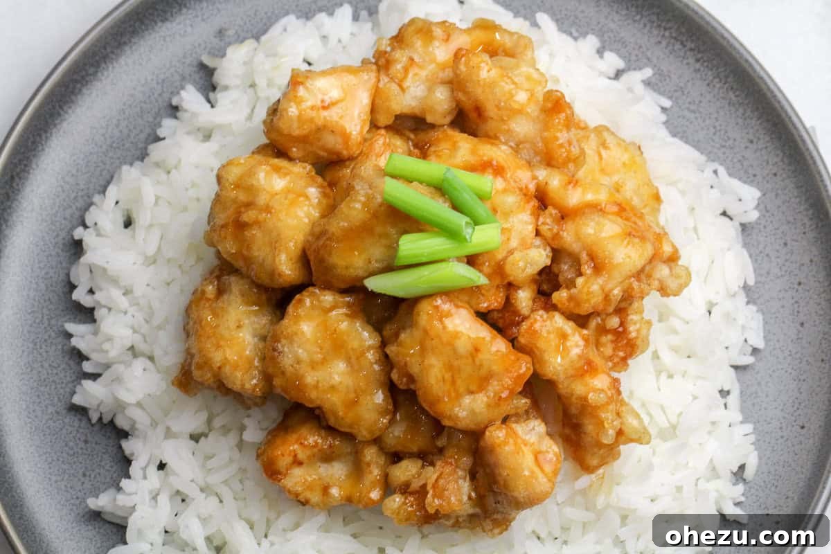 A vibrant display of fresh ingredients for Crispy Honey Chicken