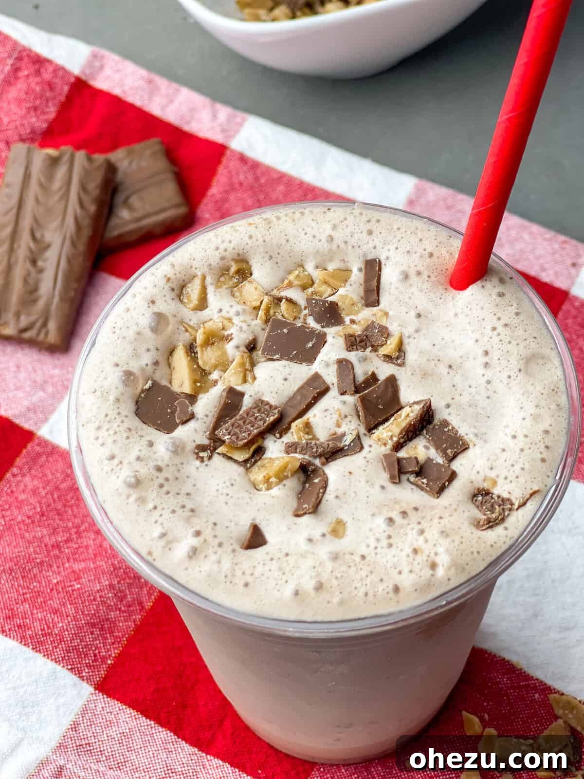 Craft Your Own Wendy's Twisted Frosty 7 Enjoying a Homemade Wendy's Twisted Frosty