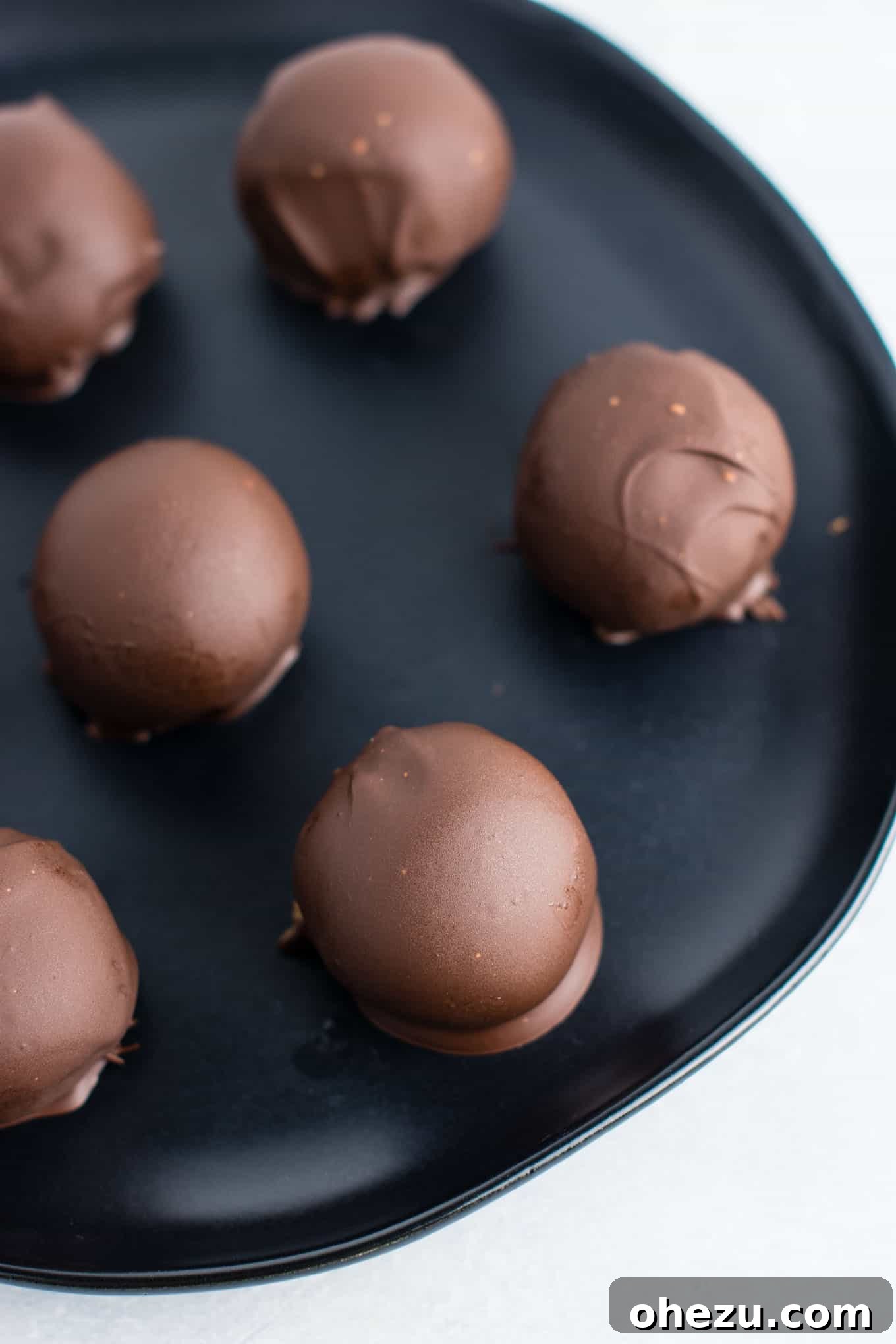 Guilt-Free No Bake Peanut Butter Bites 5 Healthy No Bake Peanut Butter Truffles recipe made with all vegan and gluten free ingredients. A healthier alternative without sacrificing flavor! NO ONE will guess this is a healthy recipe! #vegan #glutenfree #peanutbutter #nobake #dessert