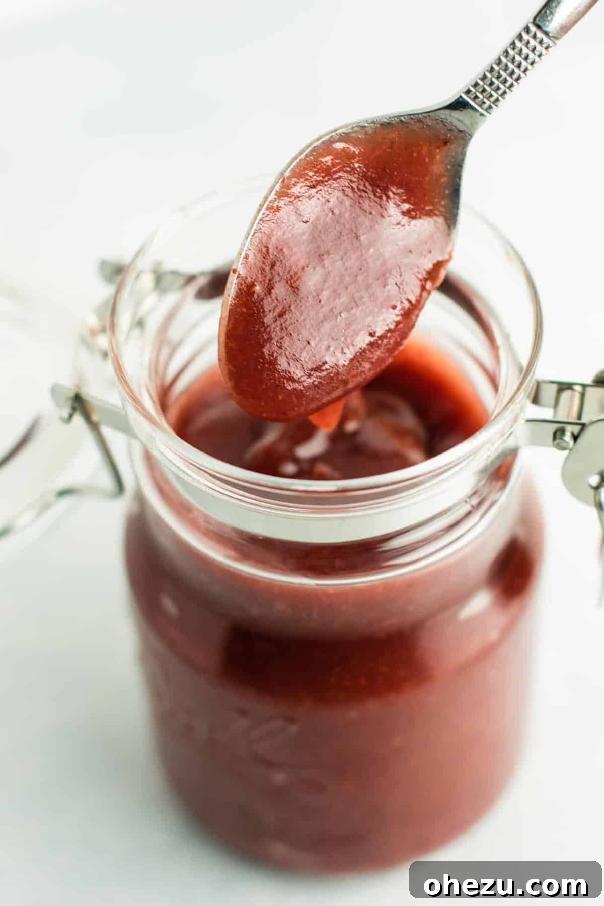 Sweet & Tangy Slow Cooker Cranberry Apple Butter 2 A beautifully textured slow cooker cranberry apple butter, ready to be spread on toast. (vegan, gluten free, naturally sweetened)