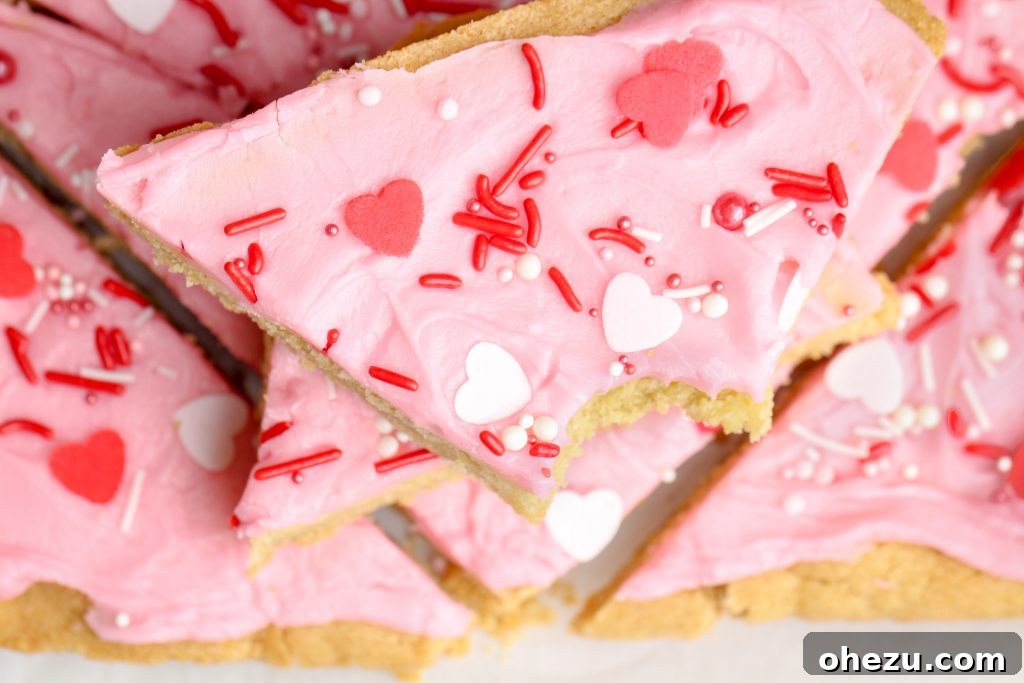 Frosted Sugar Cookie Bark