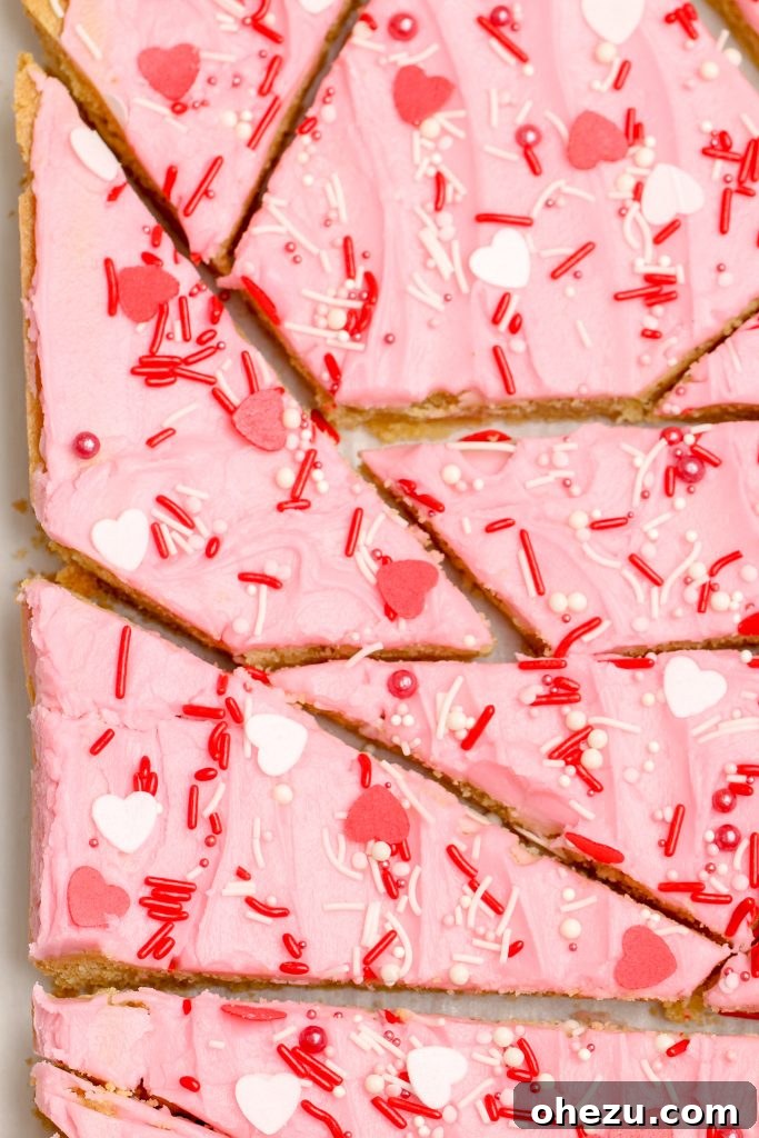 Frosted Sugar Cookie Bark