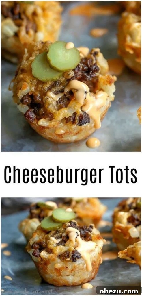 Super Bowl 2022 Your Championship Feast 12 Crispy Cheeseburger Tots, a fun fusion appetizer for game day