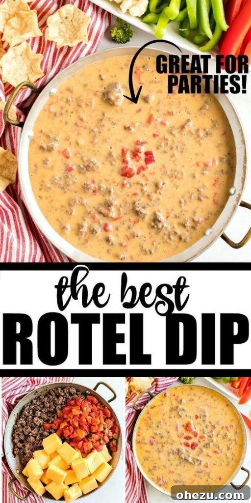 Super Bowl 2022 Your Championship Feast 14 Creamy and spicy Rotel Dip with tortilla chips, an iconic game day snack