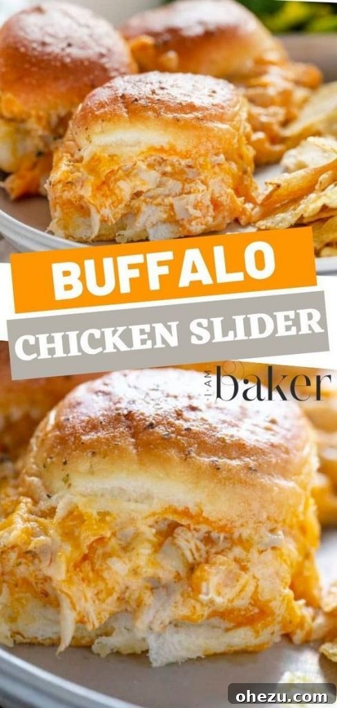 Super Bowl 2022 Your Championship Feast 16 Spicy Buffalo Chicken Sliders on mini buns, a handheld Super Bowl favorite