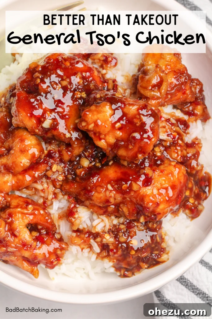 Irresistibly Crispy General Tso's Chicken Recipe 14 A large serving of Crispy General Tso's Chicken