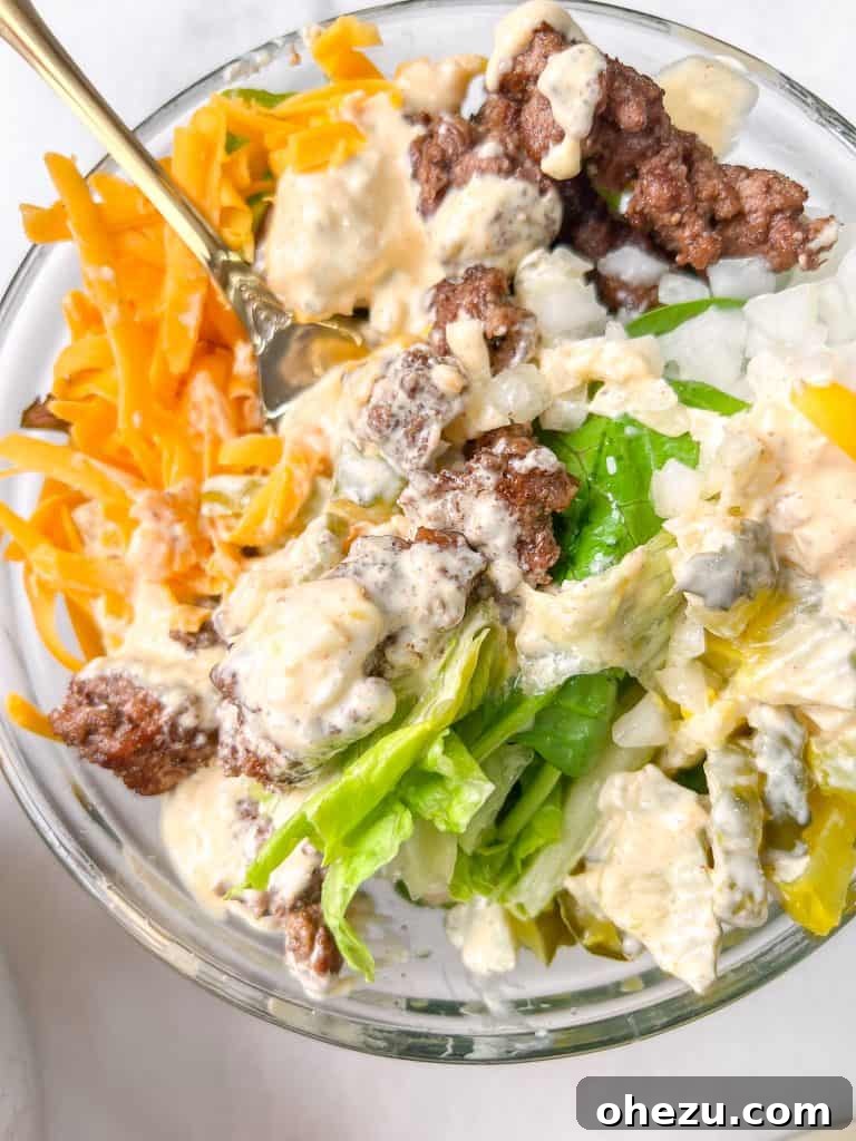 Ready-to-eat Big Mac Salad