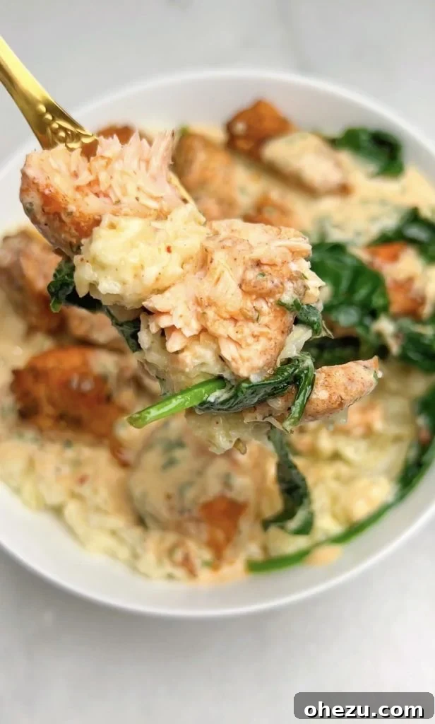 Savory Salmon with Velvety Garlic Sauce 3 Roasted Salmon Bites with Creamy Garlic Sauce