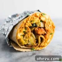 vegan breakfast burrito