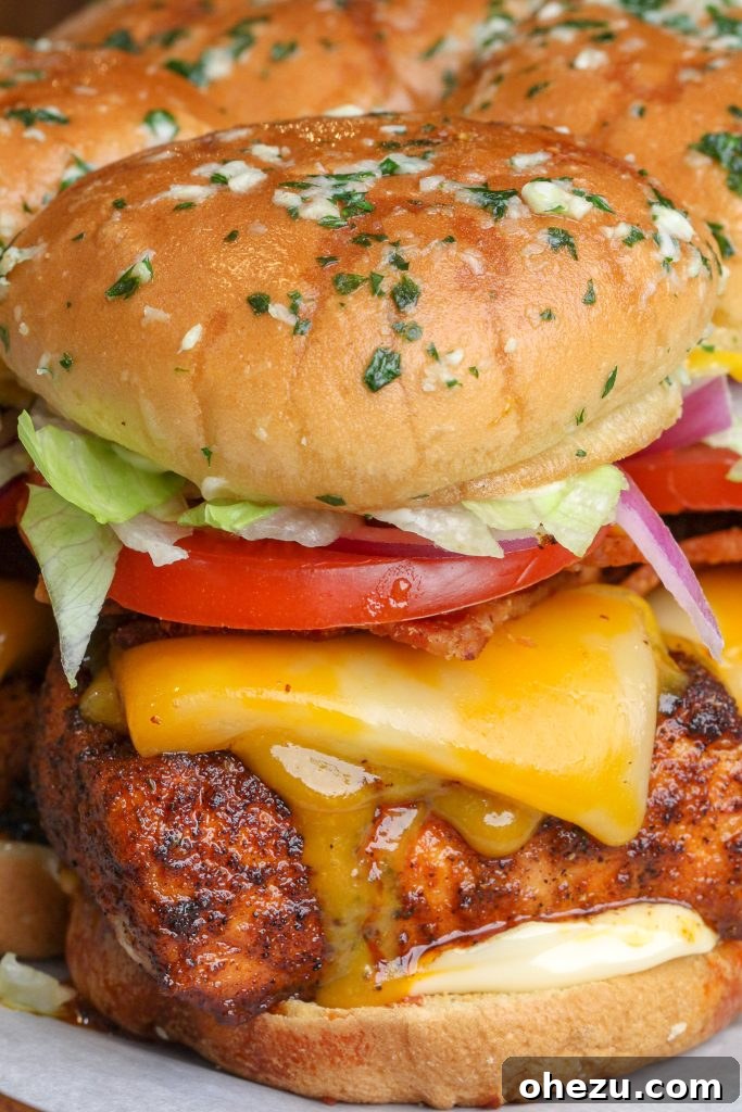 Zesty Honey Mustard Blackened Salmon BLT Sliders 2 Delicious Blackened Salmon BLT Sliders on a serving board with fresh ingredients