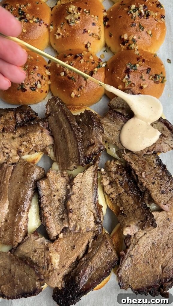 Smoked Brisket Slices