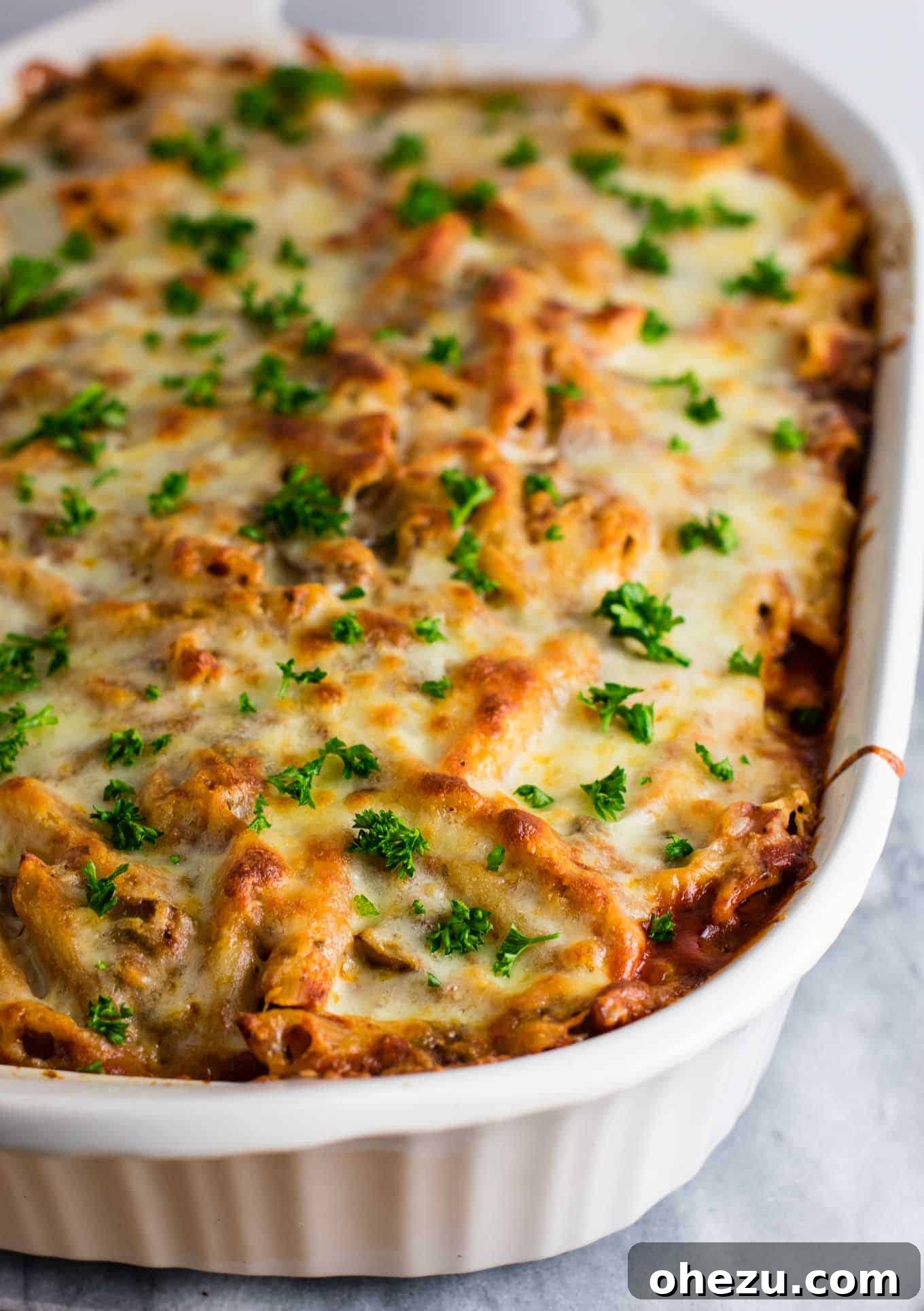 Velvet Ziti Bake Meatless Luxury 11 pasta recipe vegetarian