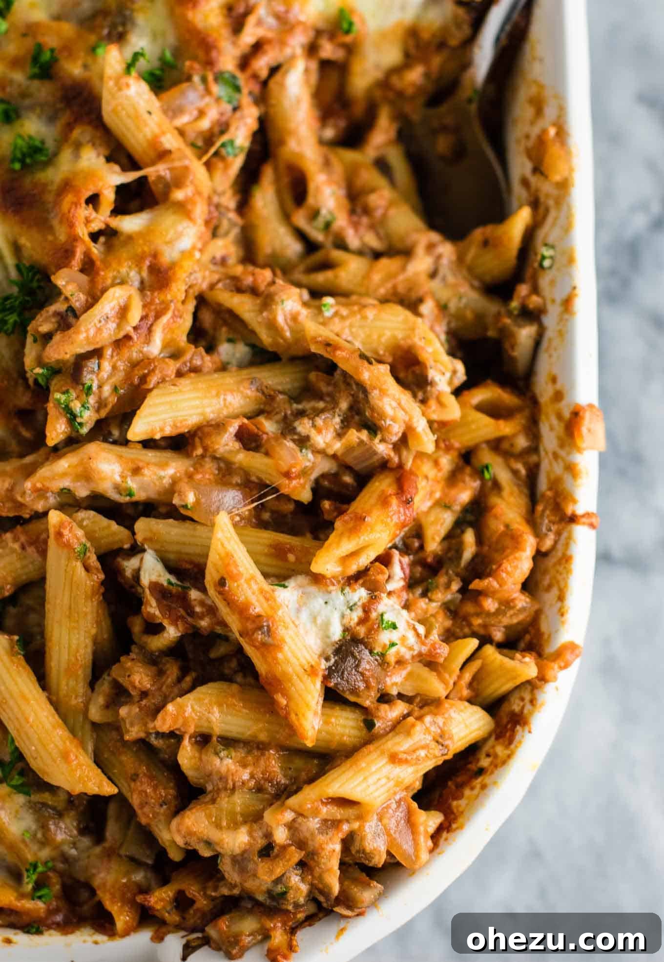 Velvet Ziti Bake Meatless Luxury 15 ziti