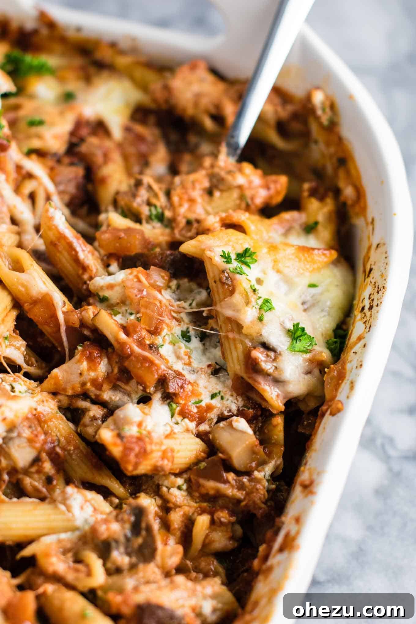Velvet Ziti Bake Meatless Luxury 3 Million Dollar Baked Ziti