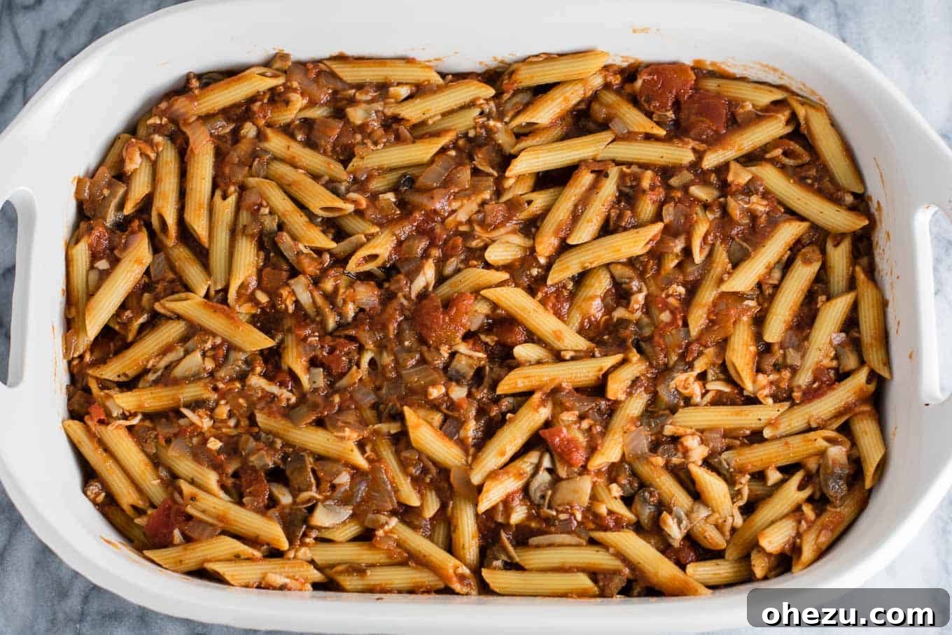 Velvet Ziti Bake Meatless Luxury 8 healthy dinner
