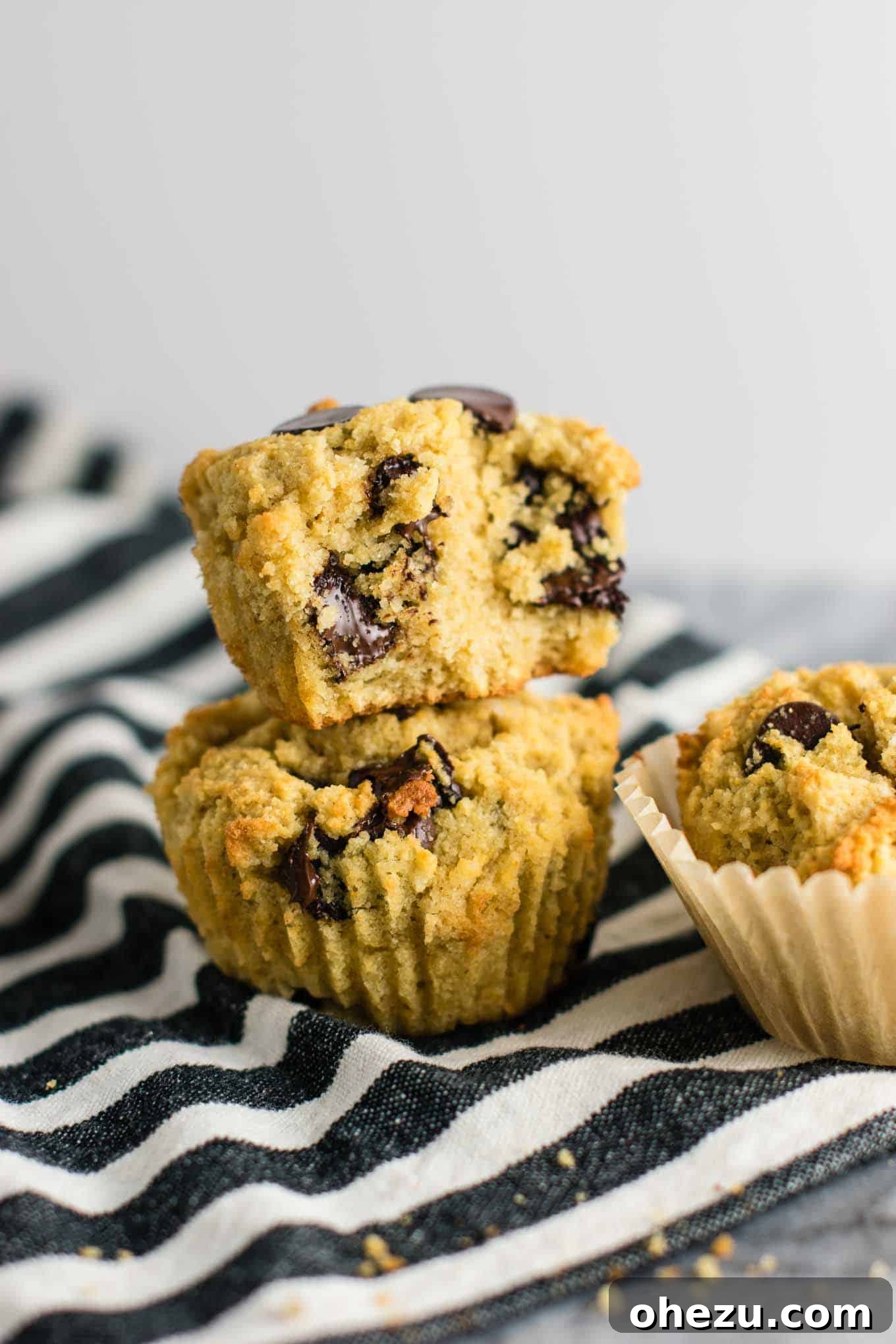 Irresistible Gluten-Free Chocolate Chip Muffins 9 Batch of gluten-free dairy-free chocolate chip muffins cooling.