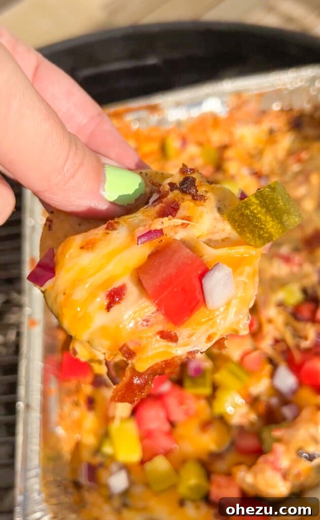 Ultimate Bacon Cheeseburger Dip 3 Cheeseburger dip