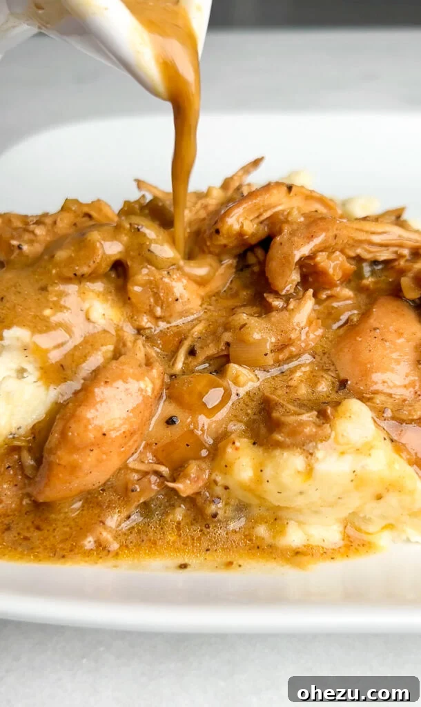smothered chicken and gravy
