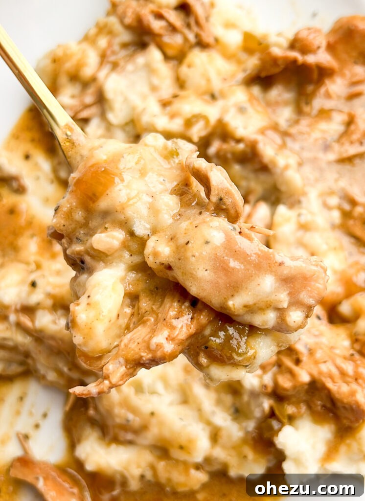smothered chicken and gravy