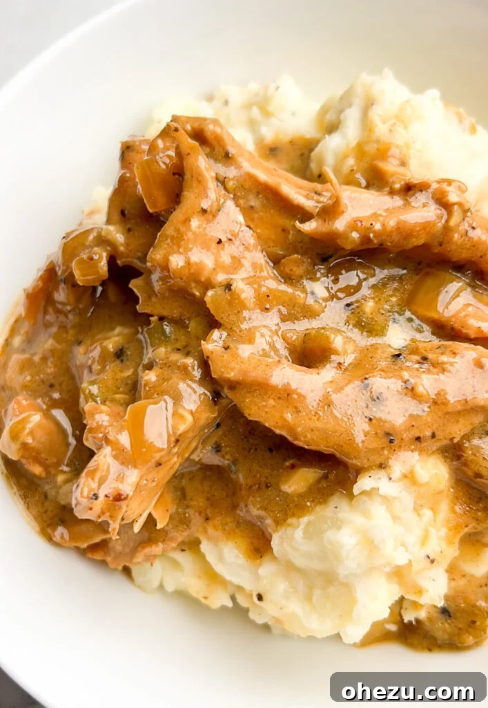 smothered chicken and gravy