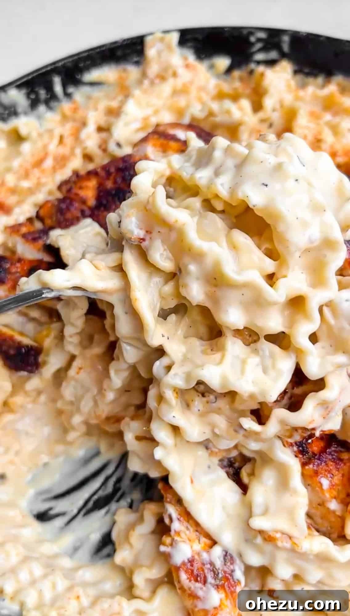 blackened cajun chicken alfredo