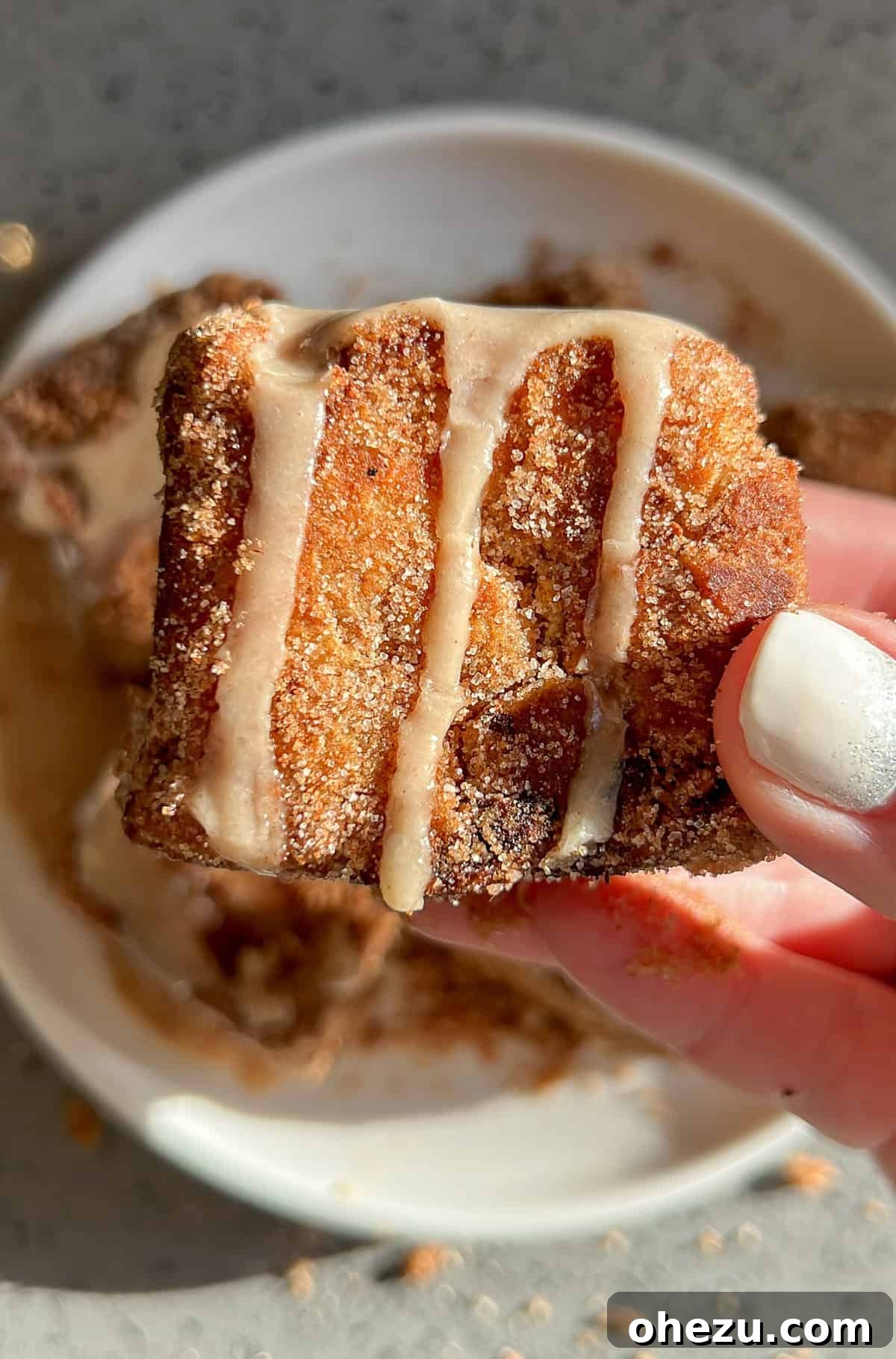Sweet Peach French Toast Poppers 4 Peach cobbler french toast ingredients