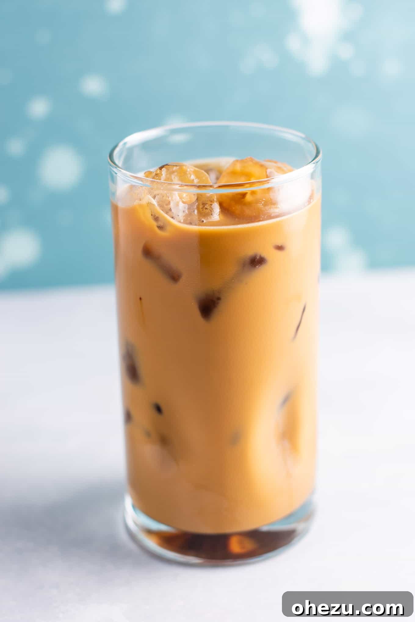 iced coffee in a glass