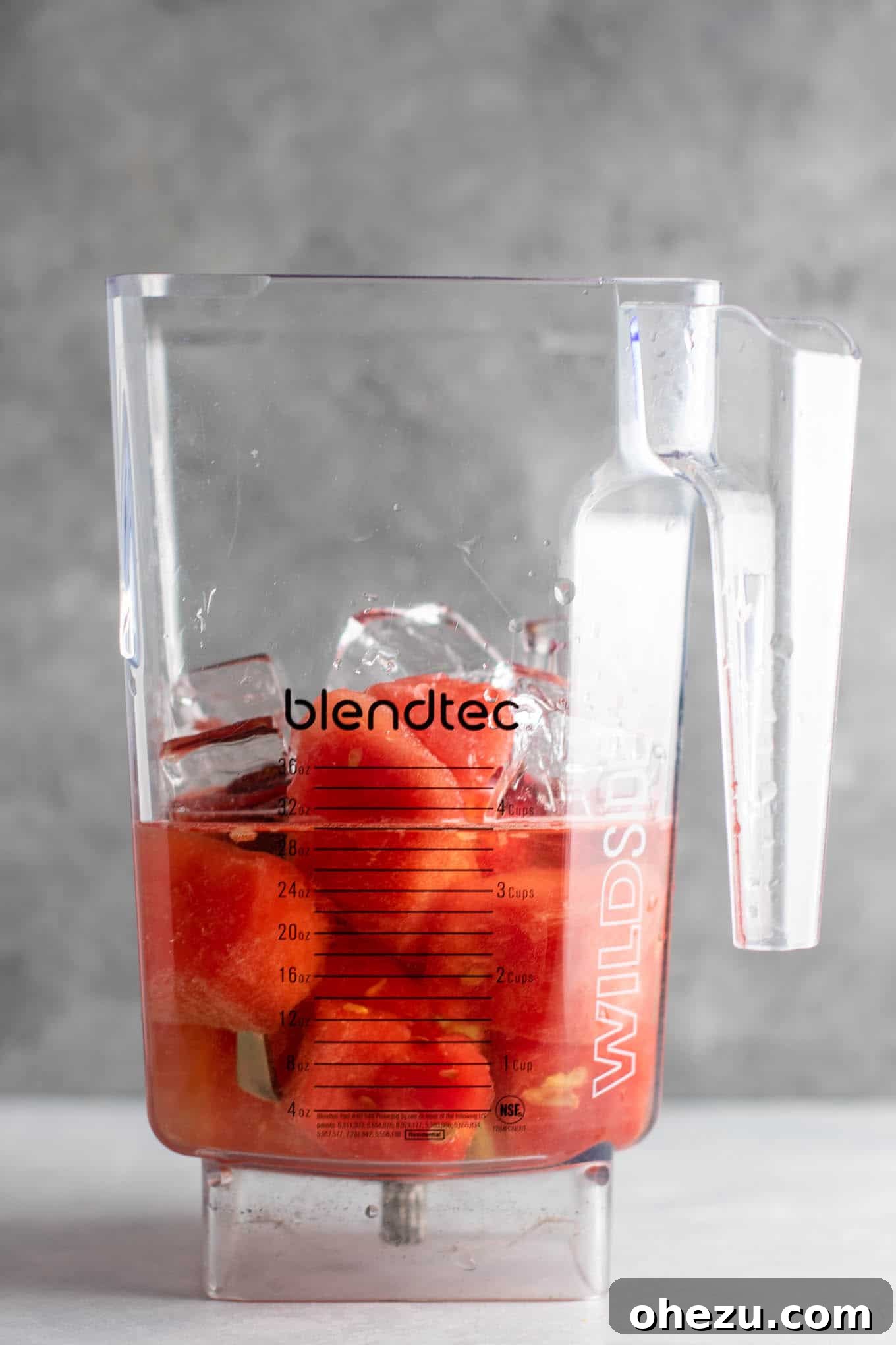 Watermelon white wine slushies – these are perfect for summer! #whitewineslushie #whitewineslushies #slushierecipe #watermelon #drink #summer #alcohol