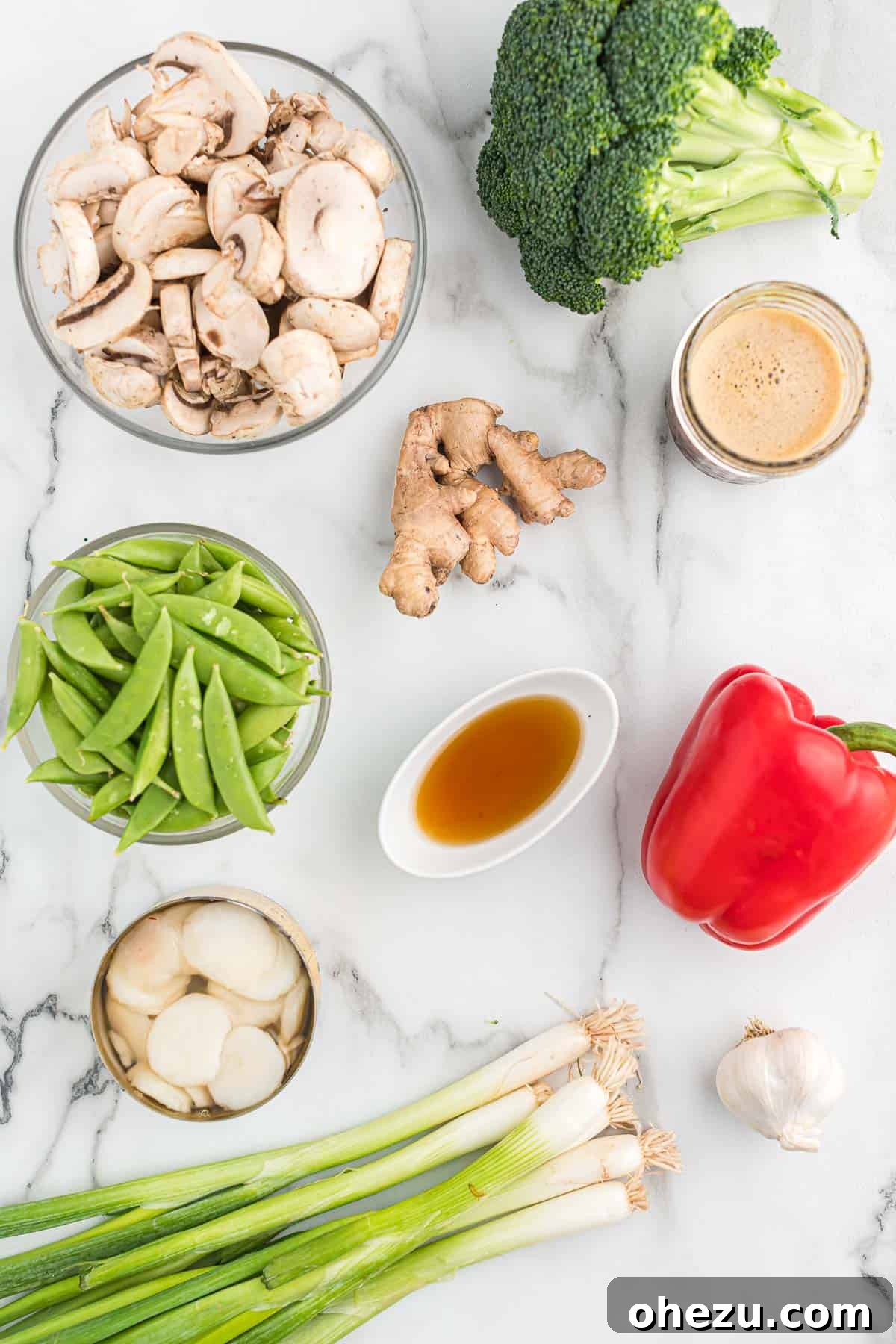 ingredients needed to make stir fry vegetables