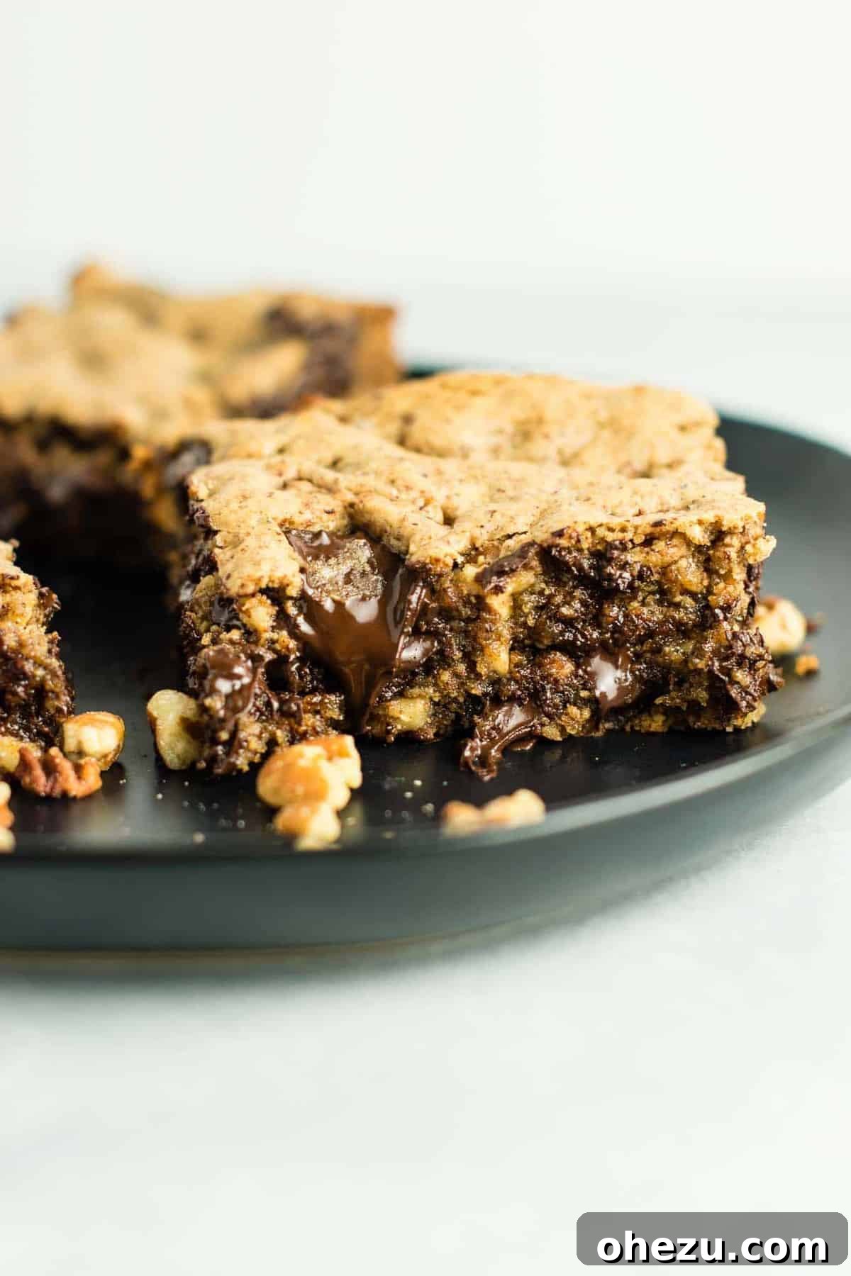 25 Delicious Gluten Free Dairy Free Desserts 6 Decadent Dark Chocolate Pecan Cookie Bars, a rich gluten-free dairy-free dessert
