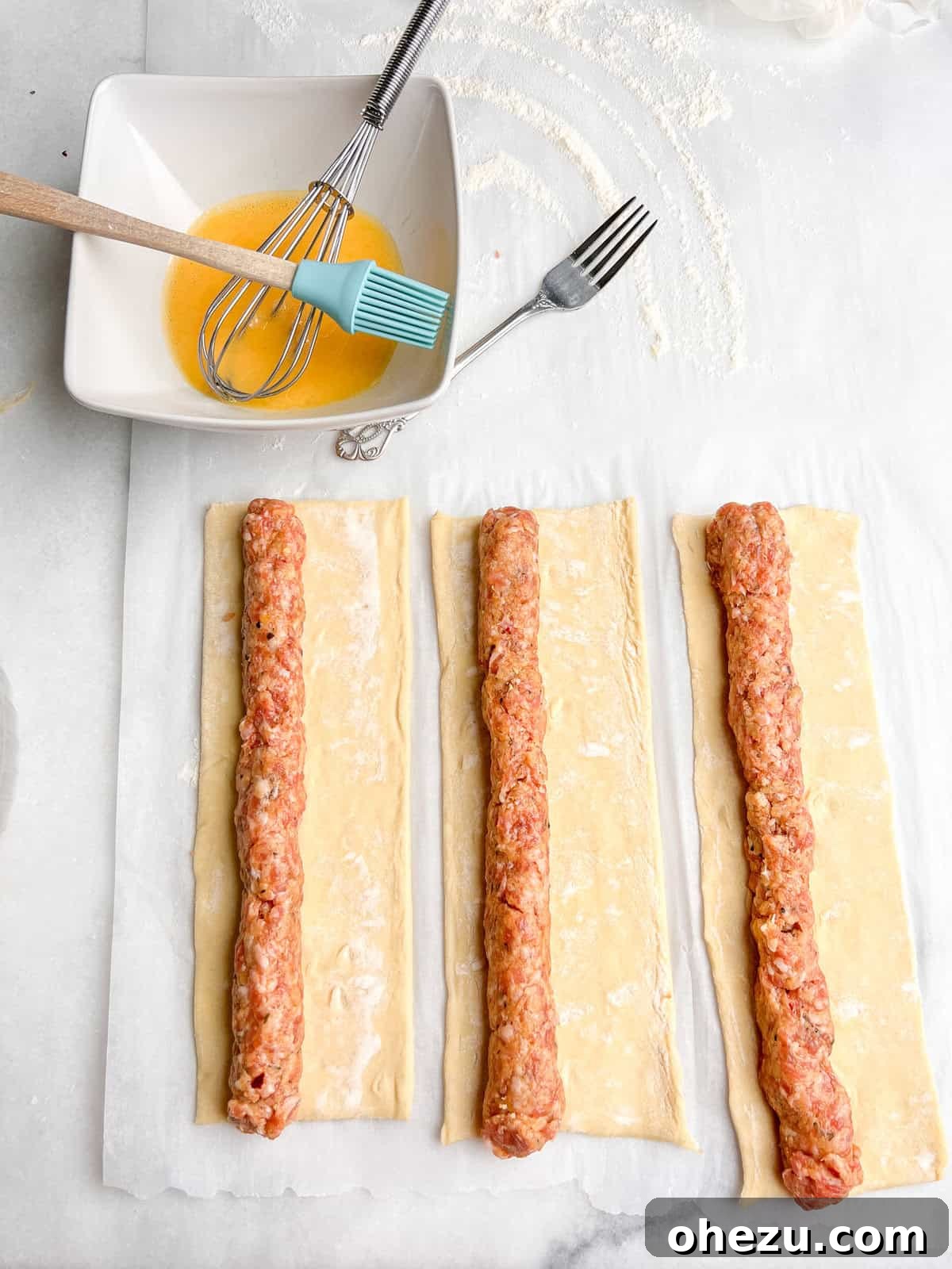 easy sausage roll recipe