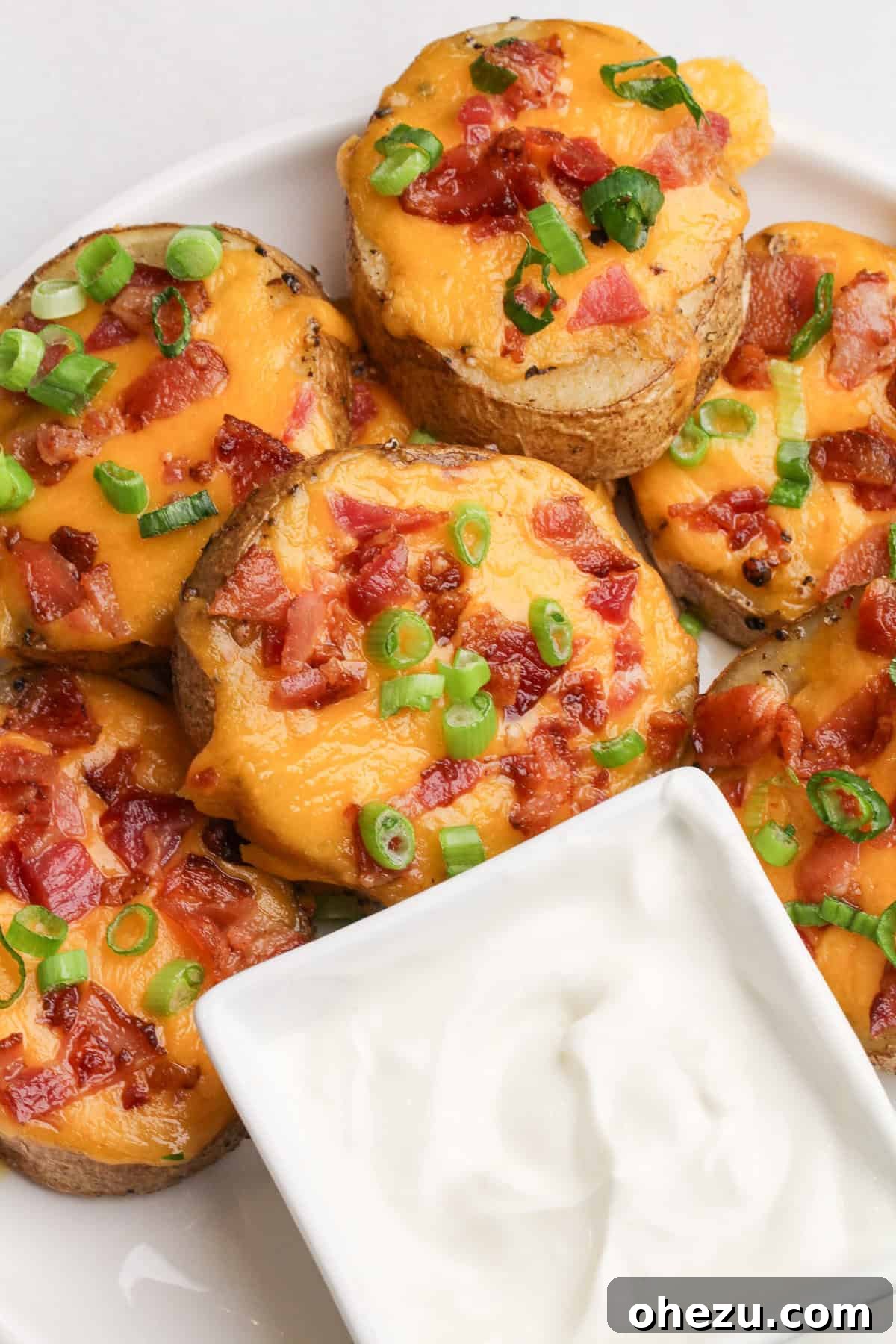 Ultimate Loaded Potato Rounds 3 Loaded Baked Potato Slices