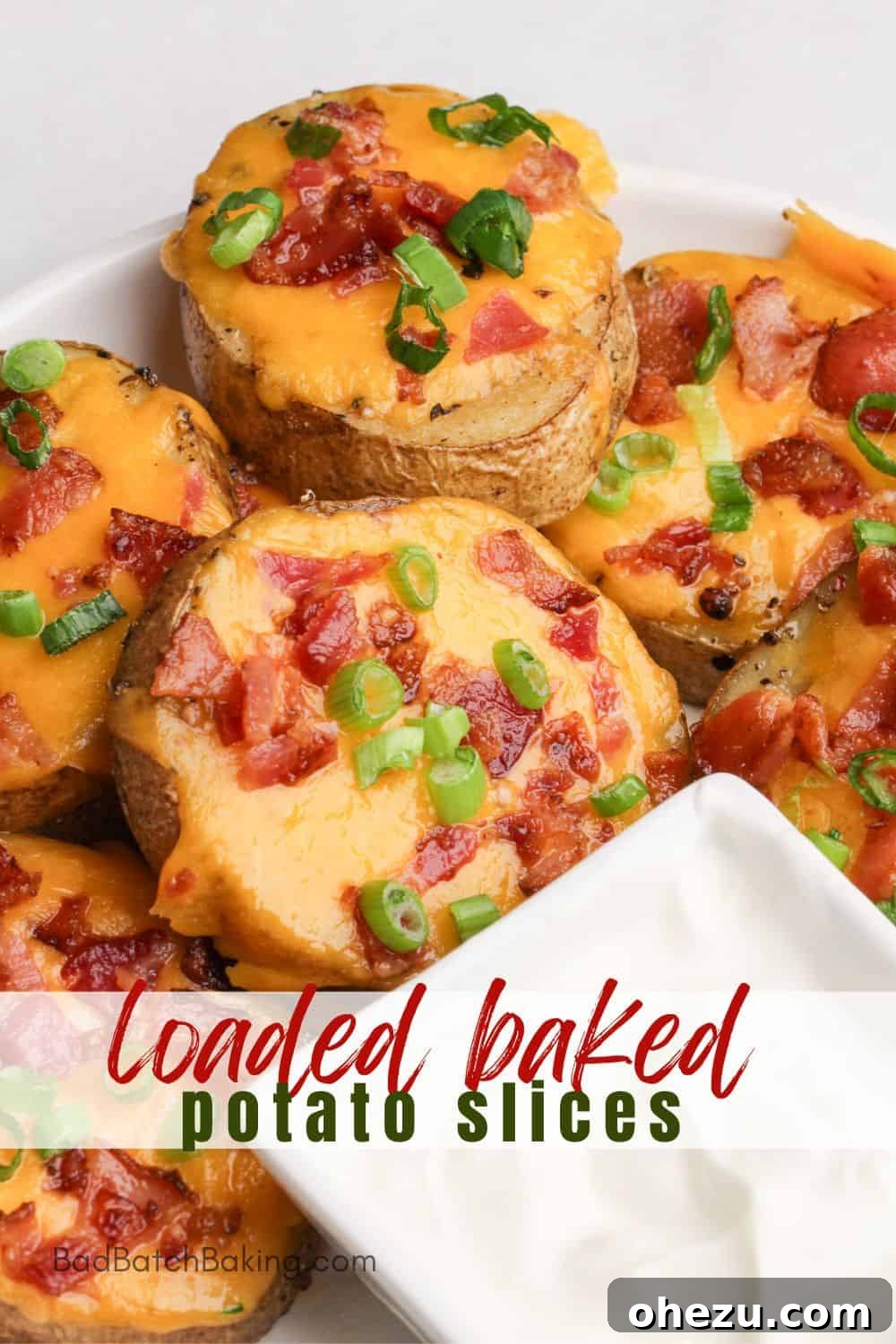 Ultimate Loaded Potato Rounds 16 Loaded Baked Potato Slices