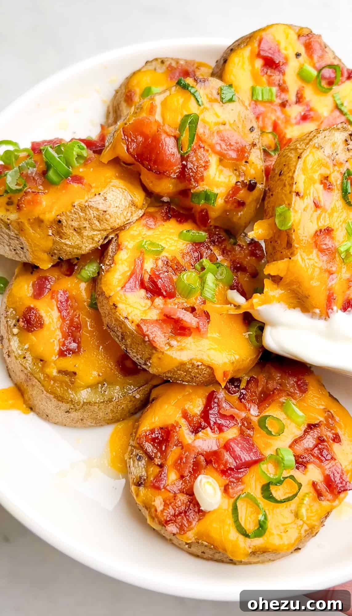 Ultimate Loaded Potato Rounds 4 Loaded Baked Potato Slices