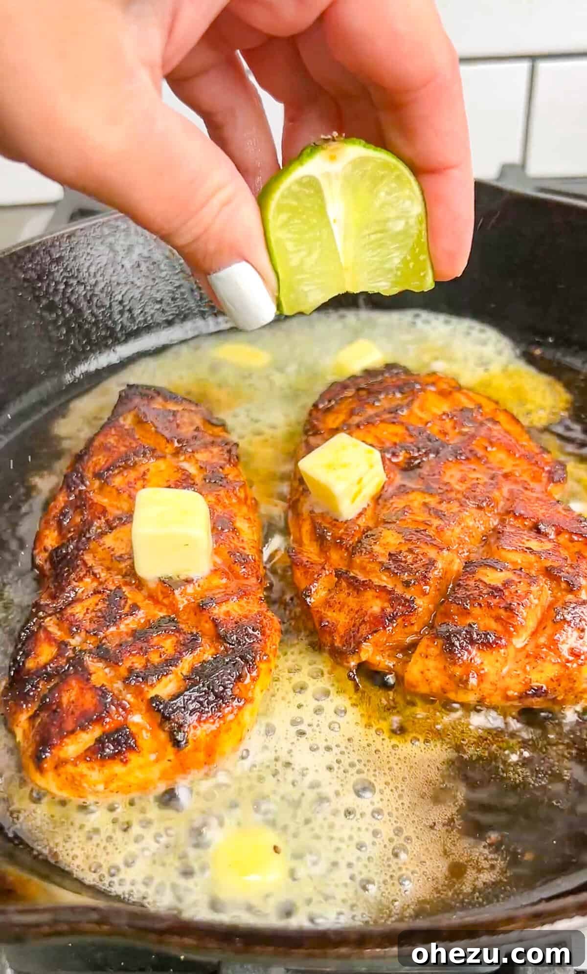 Sweet and Smoky Chipotle Chicken Skillet 10 honey chipotle chicken plated
