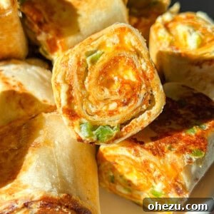 Finished Jalapeno Popper Toasted Pinwheel Sandwiches
