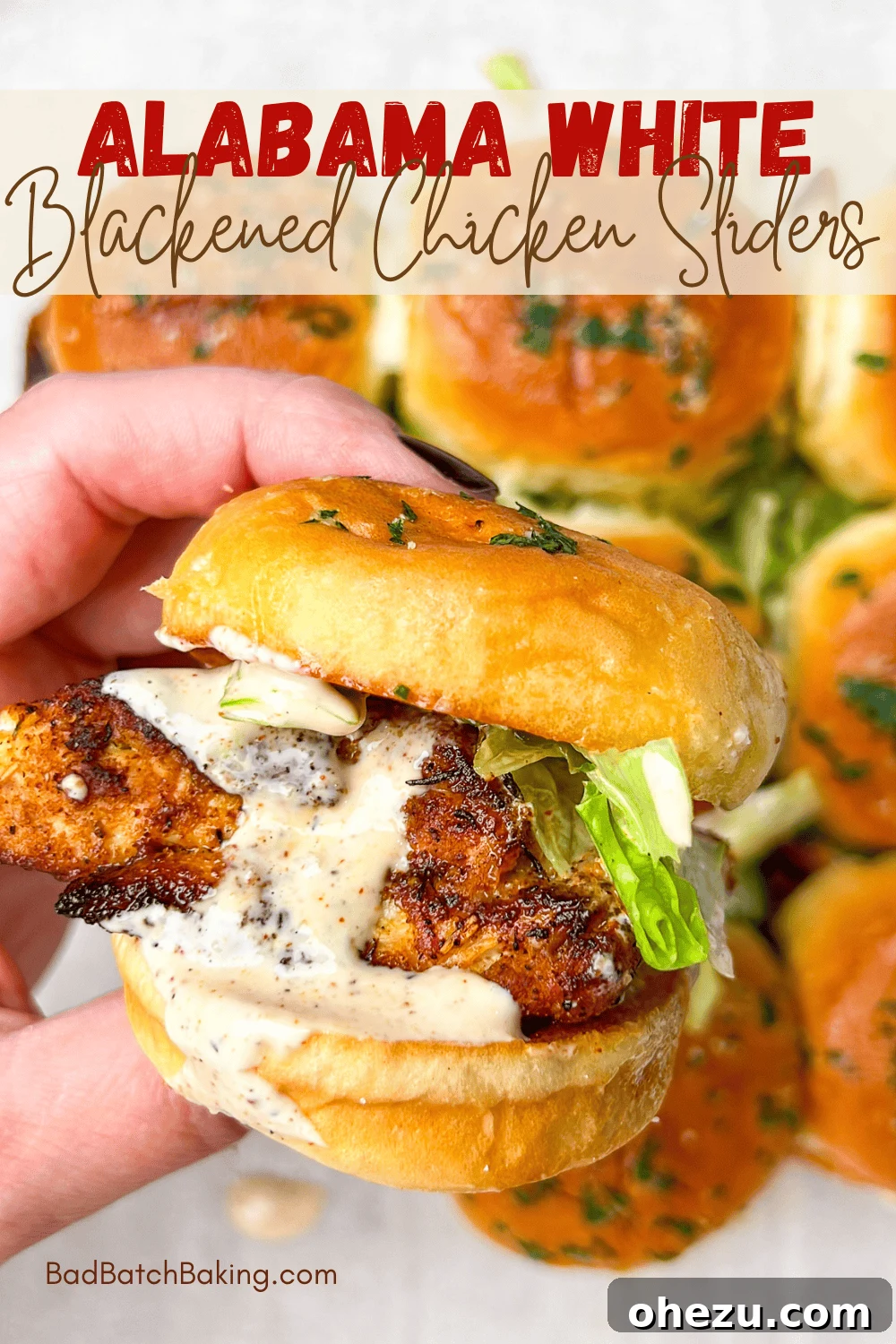 Your 2025 Playbook: 36 Game Day Recipes That Win Every Time 9 Alabama White Chicken Sliders