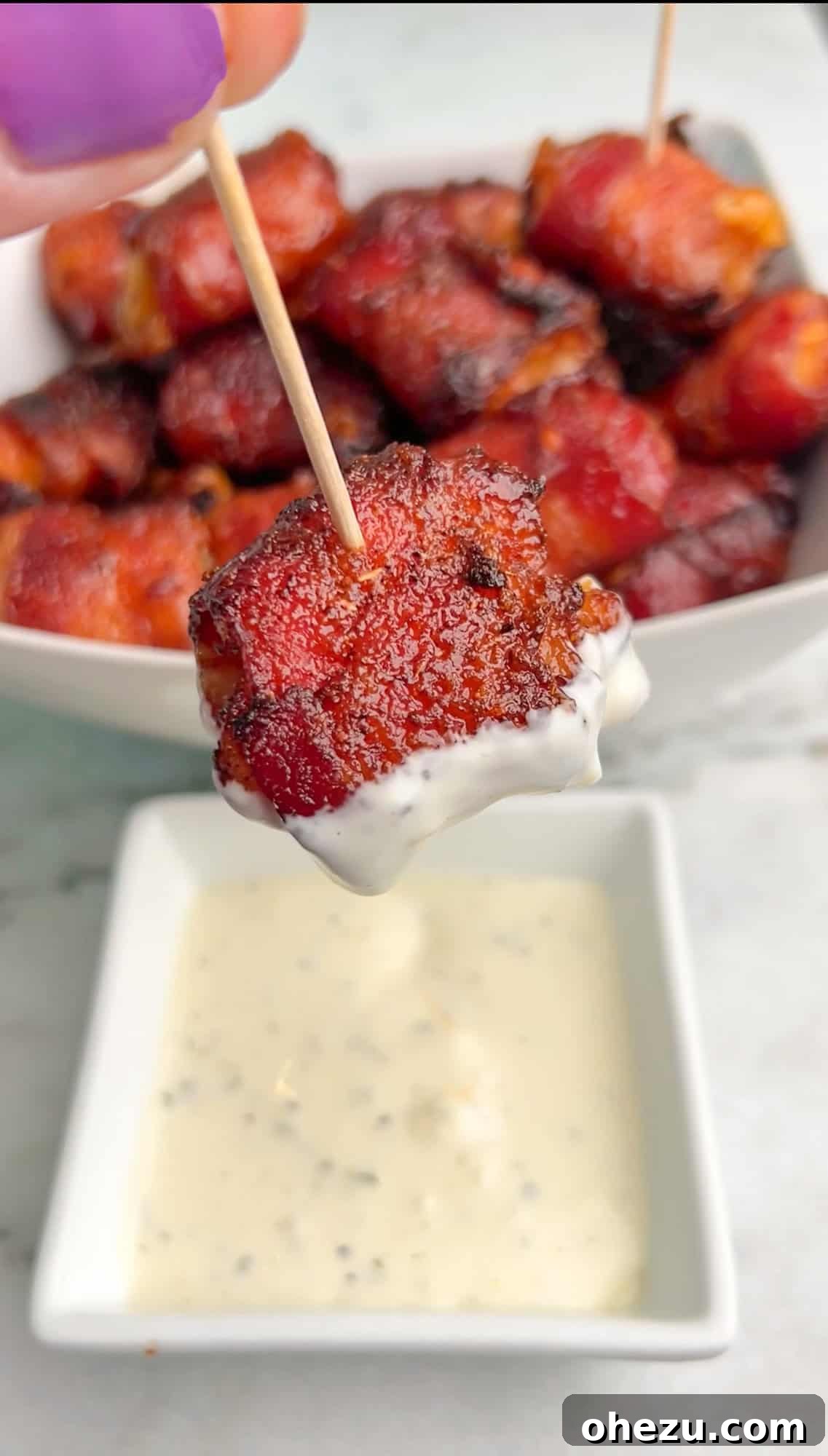 Your 2025 Playbook: 36 Game Day Recipes That Win Every Time 15 Bacon wrapped chicken bites