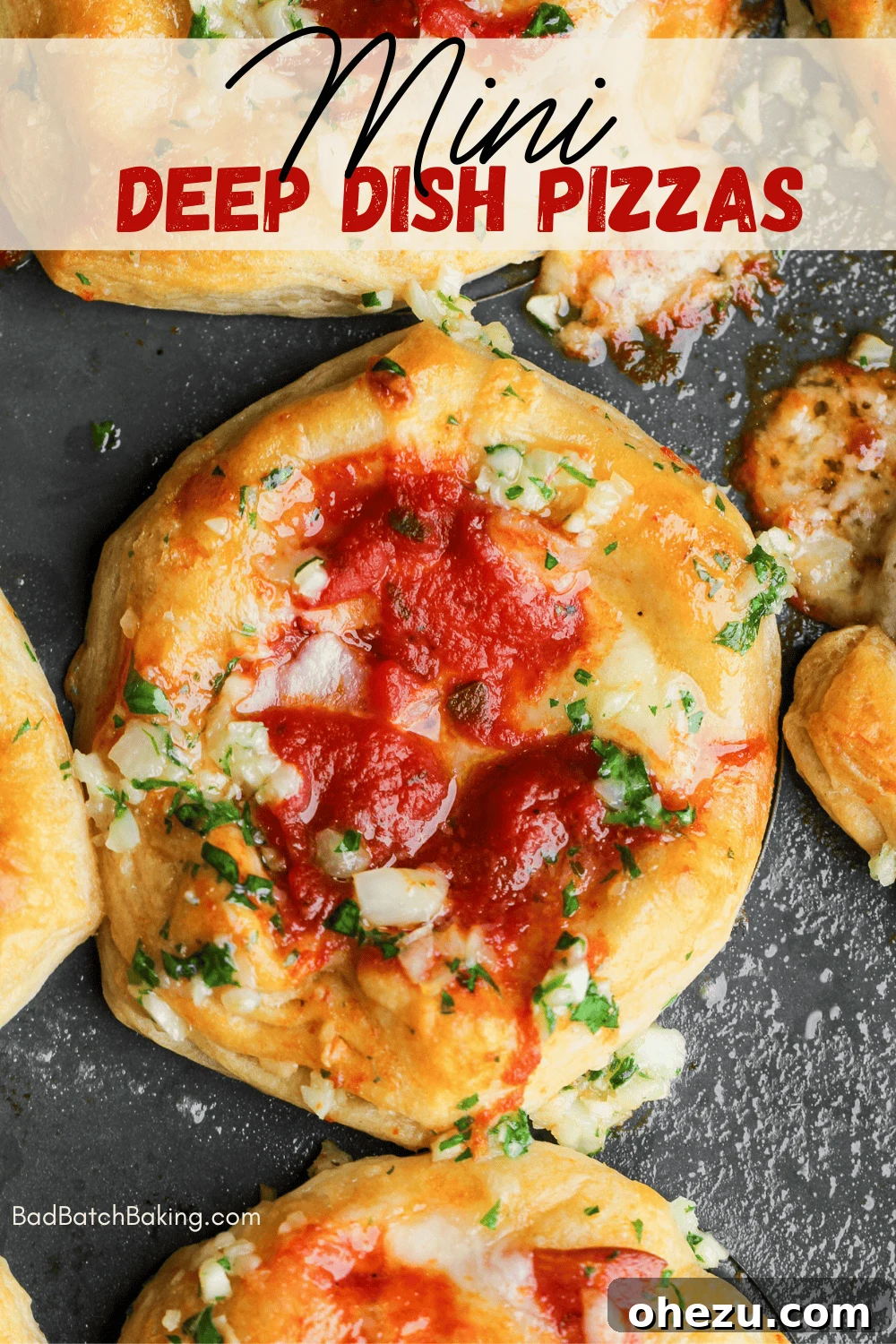 Your 2025 Playbook: 36 Game Day Recipes That Win Every Time 20 Mini Deep Dish Pizzas