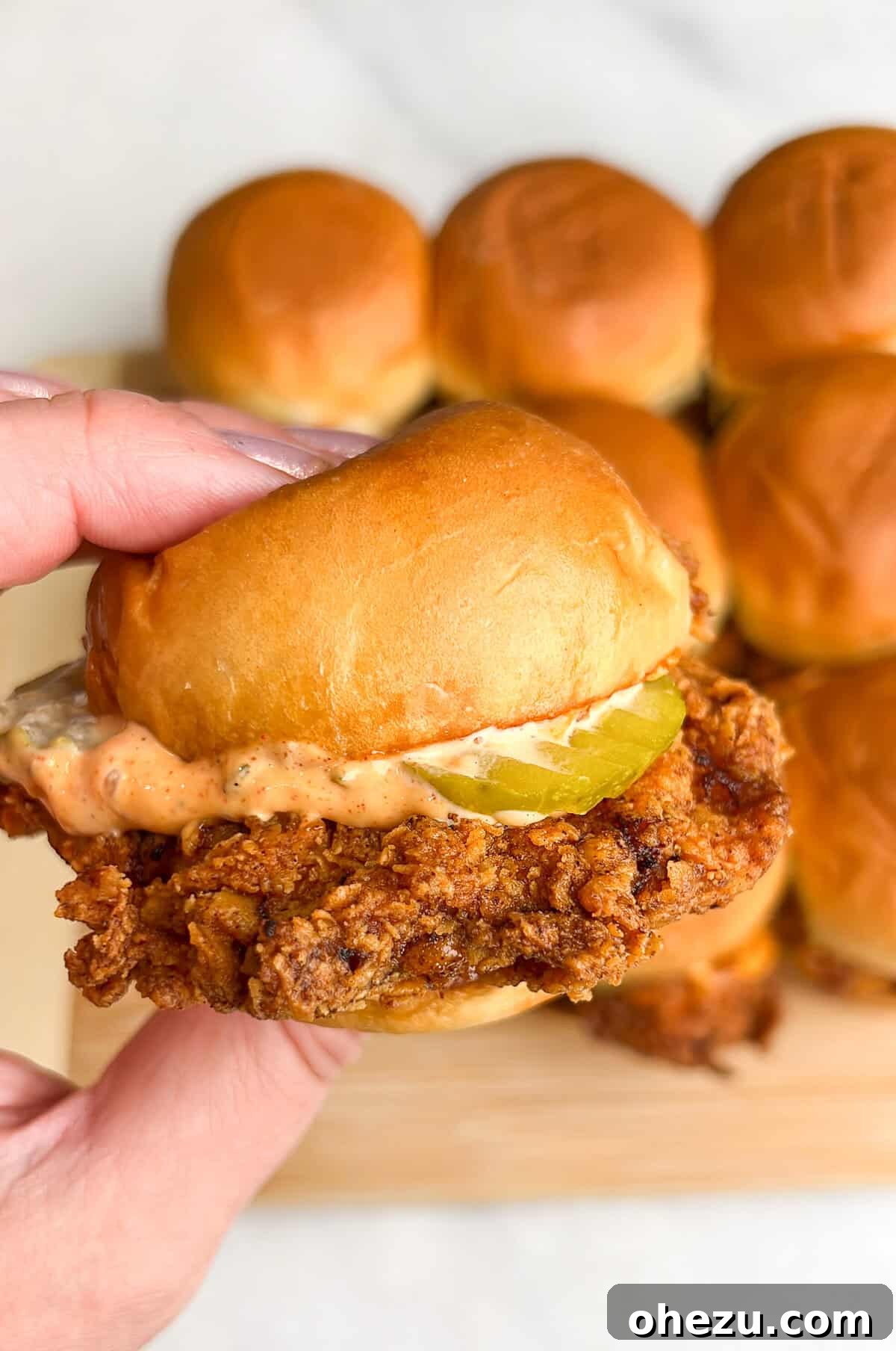 Your 2025 Playbook: 36 Game Day Recipes That Win Every Time 34 Popeyes spicy chicken sandwich mini sliders