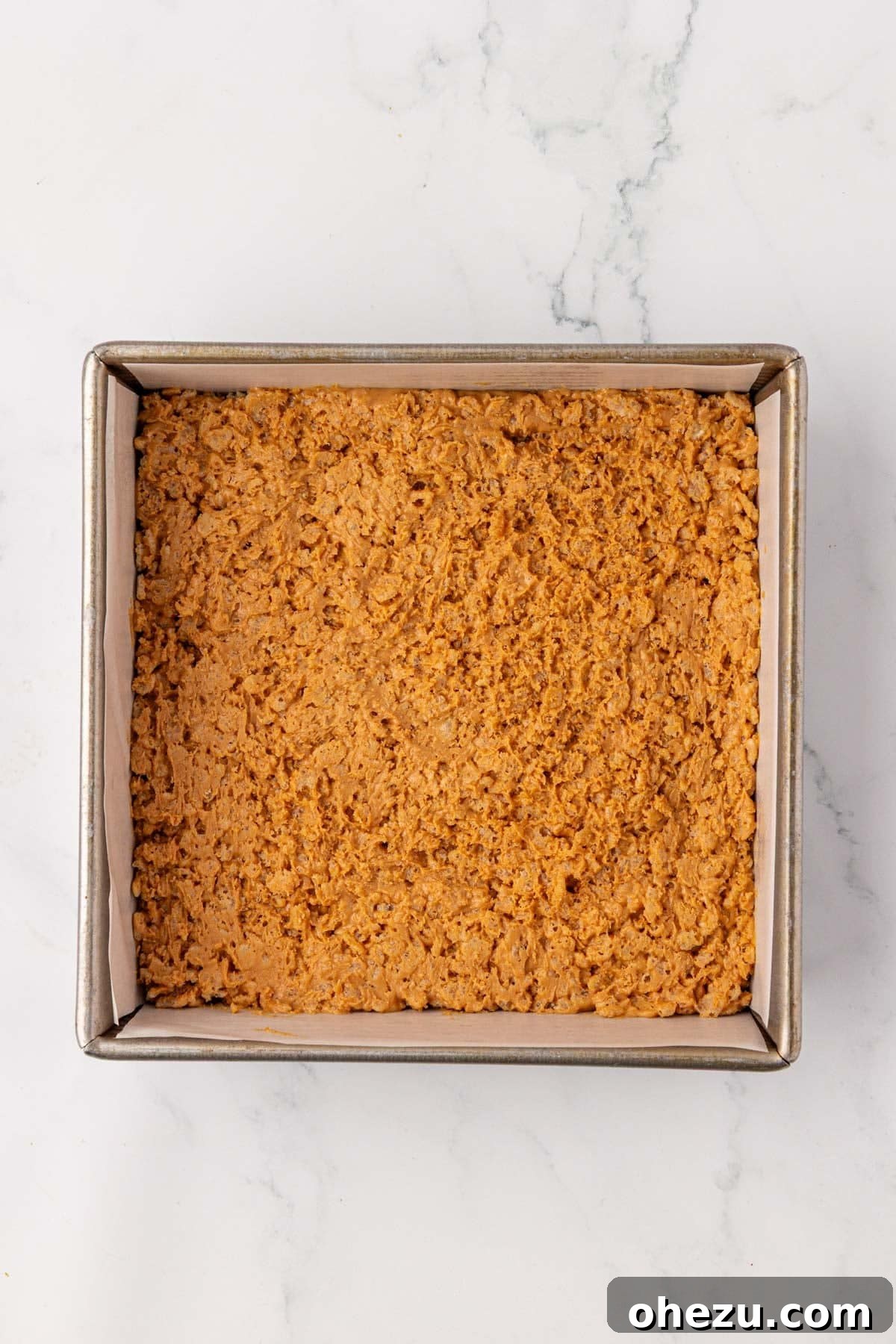 Chewy Peanut Butter Rice Krispie Bars Recipe 15 img 43956 14