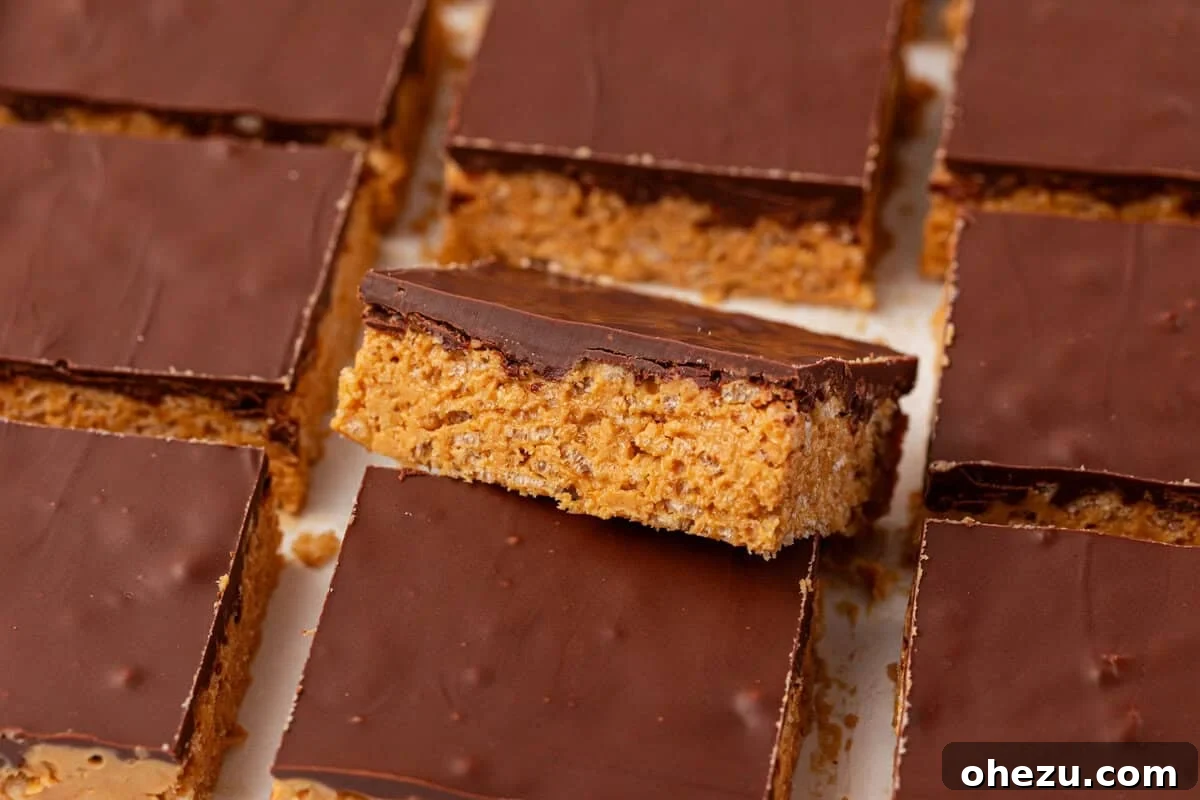 Chewy Peanut Butter Rice Krispie Bars Recipe 20 peanut butter rice krispie bars