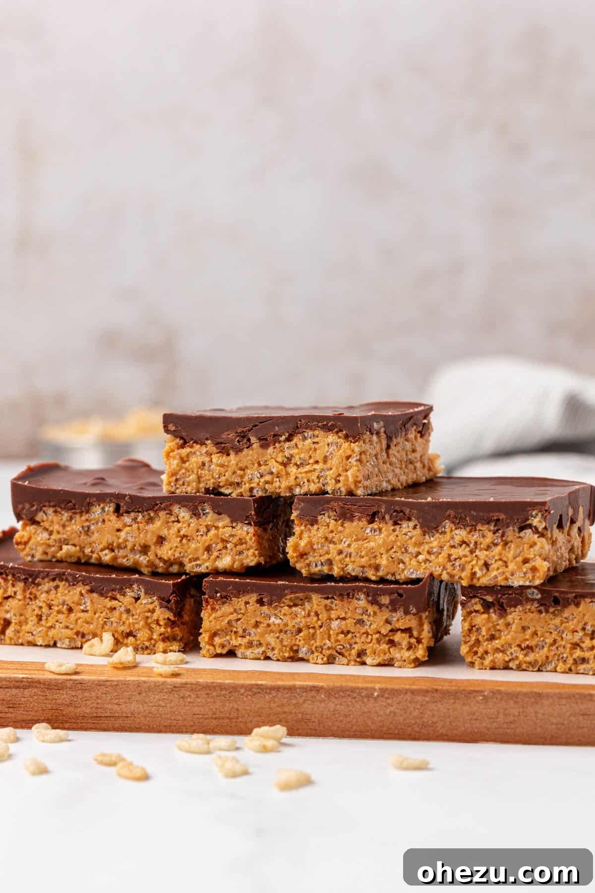 Chewy Peanut Butter Rice Krispie Bars Recipe 22 peanut butter rice krispie bars
