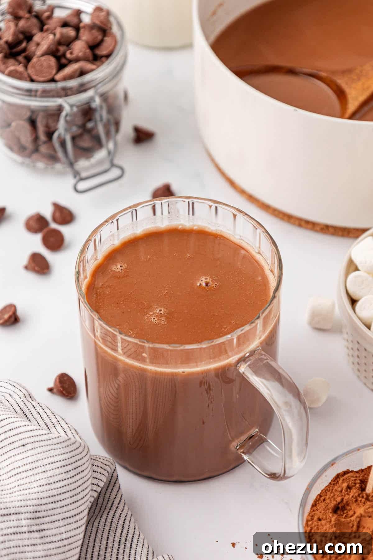 How to Make Rich Homemade Hot Chocolate 10 hot chocolate in a mug