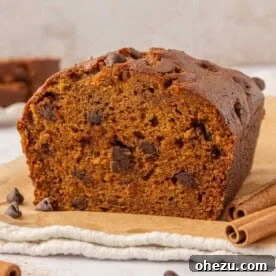 chocolate chip pumpkin bread